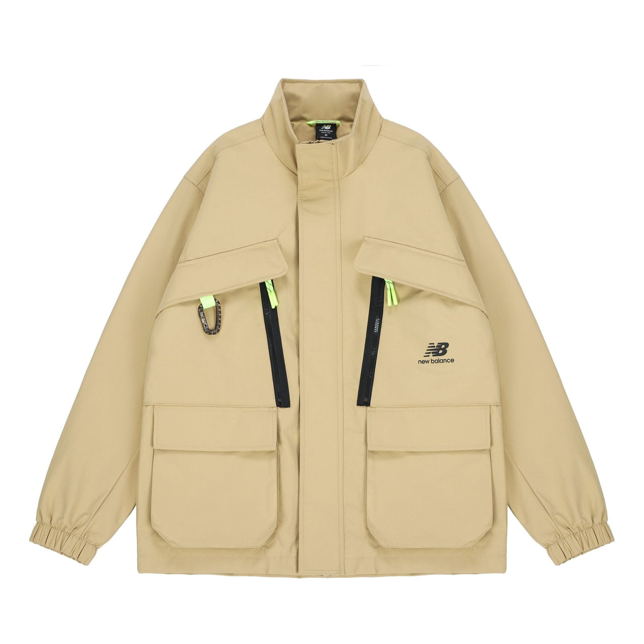 New Balance Men's New Balance Fleece Lined Stay Warm Woven Sports Jacket Khaki AMJ21357-MS