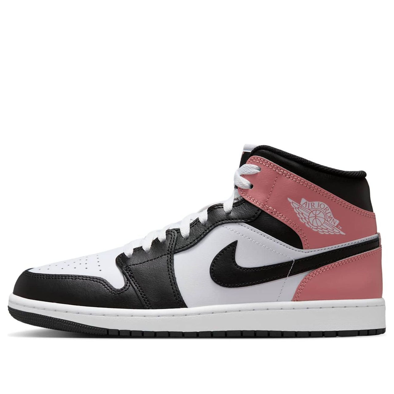 Air Jordan 1 Mid 'White Rust Pink Black' DQ8426-100