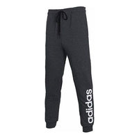 adidas neo M Trackpants Logo Printing Bundle Feet Sports Pants Gray DZ5604