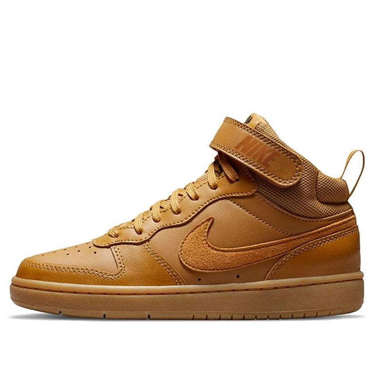 (GS) Nike Court Borough Mid 2 'Wheat' CD7782-701