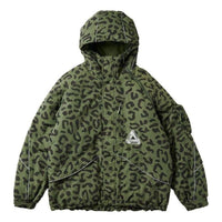 Palace M-Tech Hooded Jacket 'Olive Cheetah' P23JK125