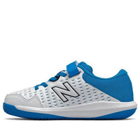 New Balance Juniors 696v4 Tennis White/Blue KCV696R4
