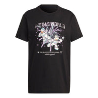 (WMNS) adidas Disney Graphic T-Shirt 'Black Purple' HL9050