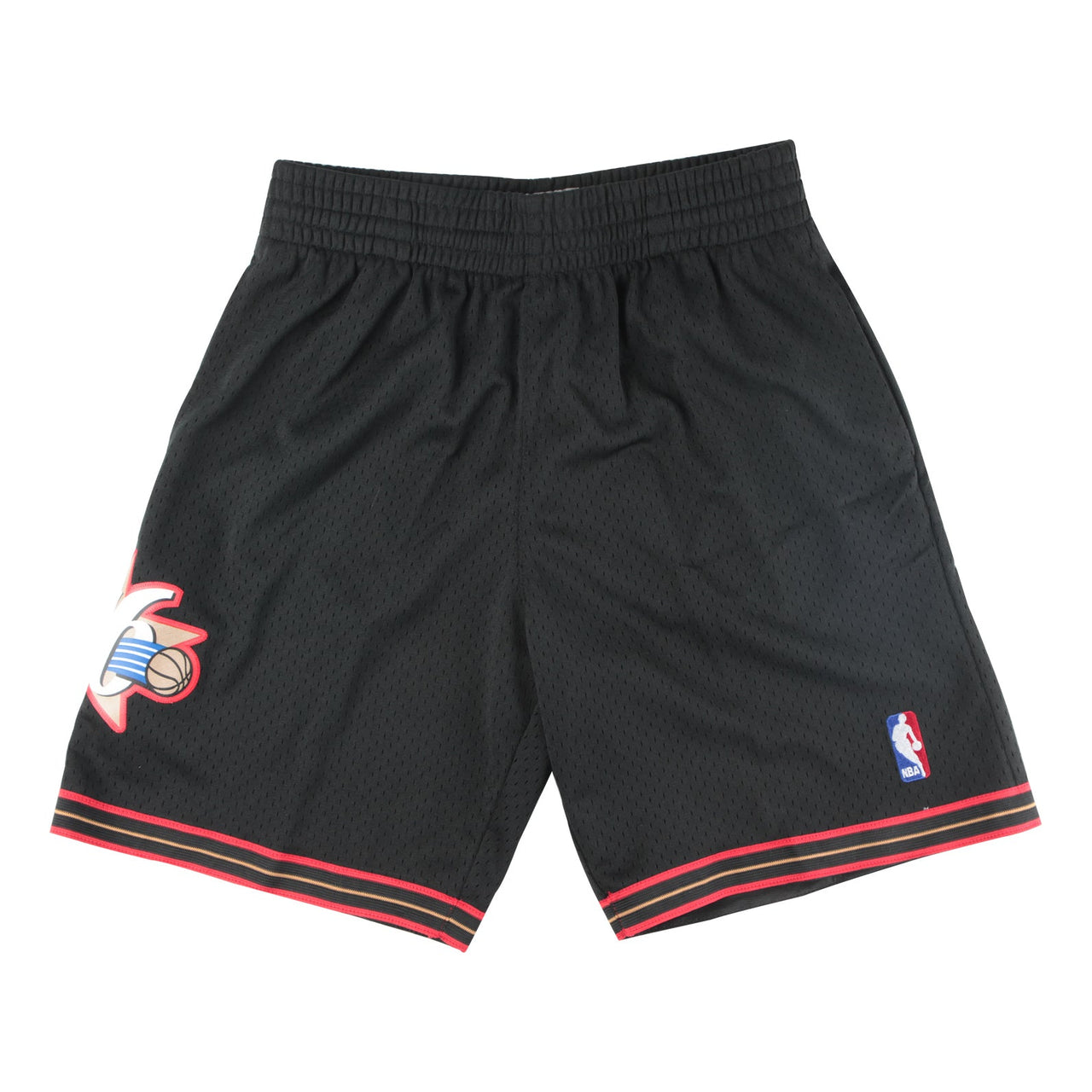 Mitchell & Ness NBA Swingman Shorts Philadelphia 76ers Road 2000-01 'Black' SMSHGS18248-P76BLCK00