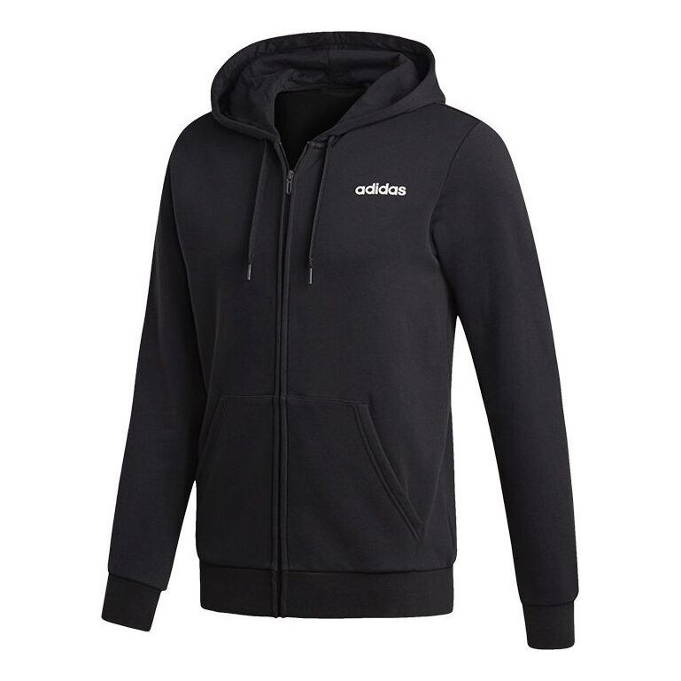 adidas Linear French Terry Hoodie 'Black' DQ3103