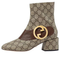 (WMNS) Gucci Blondie GG-Supreme Boots 'Brown' 701706-9I650-9769