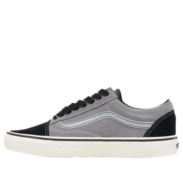 Vans Old Skool Low Tops Casual Skateboarding Shoes Unisex Black Gray VN0A5KRFKW8
