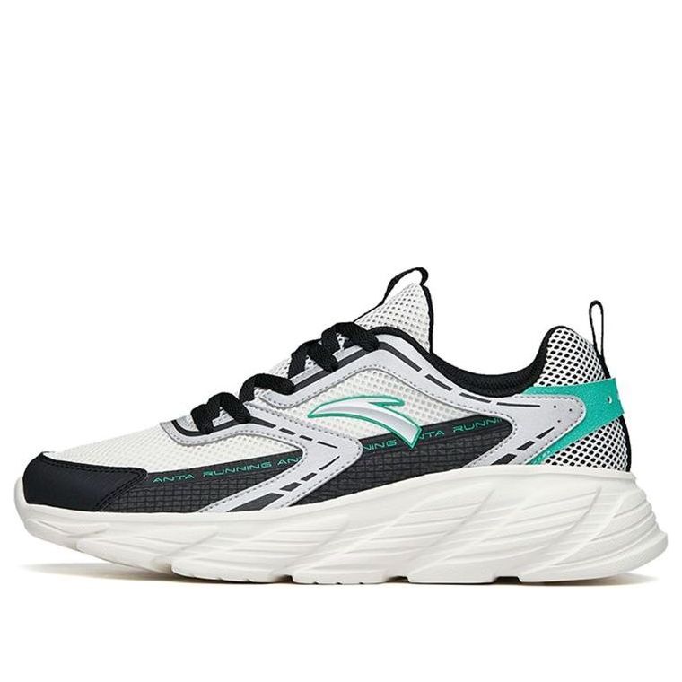 ANTA Running Series Sneakers 'White Black Green' 112225573-1