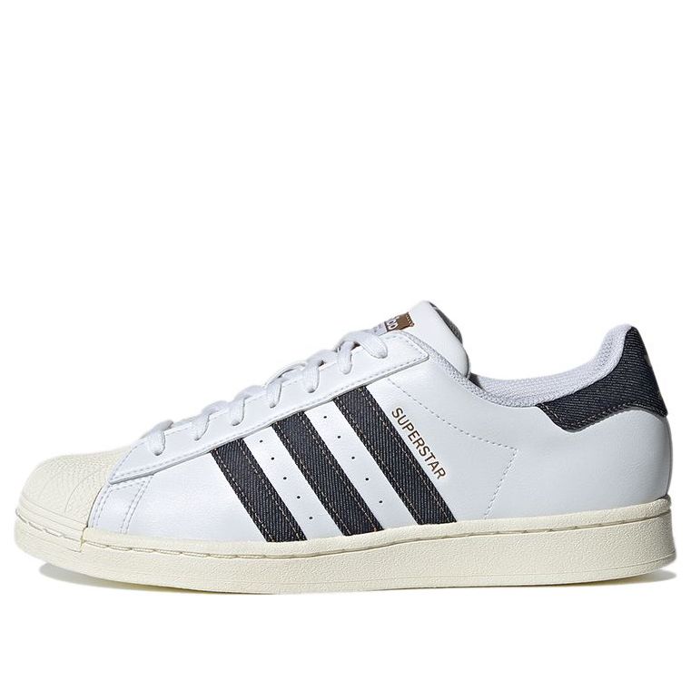 adidas originals Unisex Superstar Sneakers White/Blue GX5187