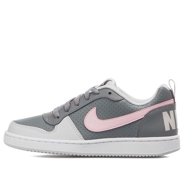 (GS) Nike Court Borough Low 'Grey Pink' 845104-008