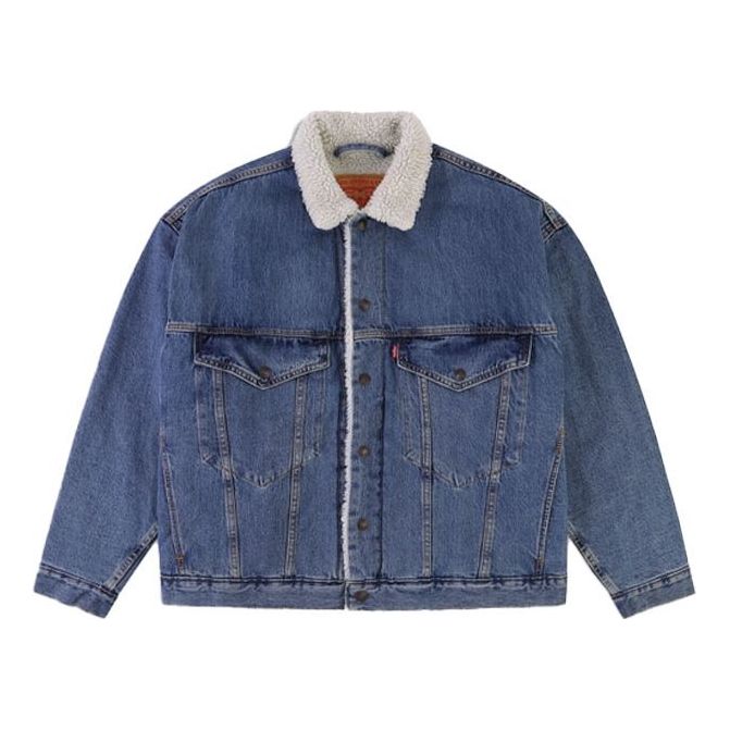 Levis Single-breasted Denim Jacket Blue 28814-0001