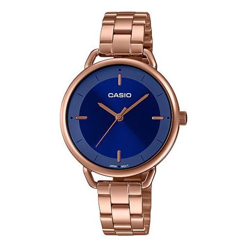 CASIO Quartz Waterproof Rose Gold Analog LTP-E413PG-2ADF