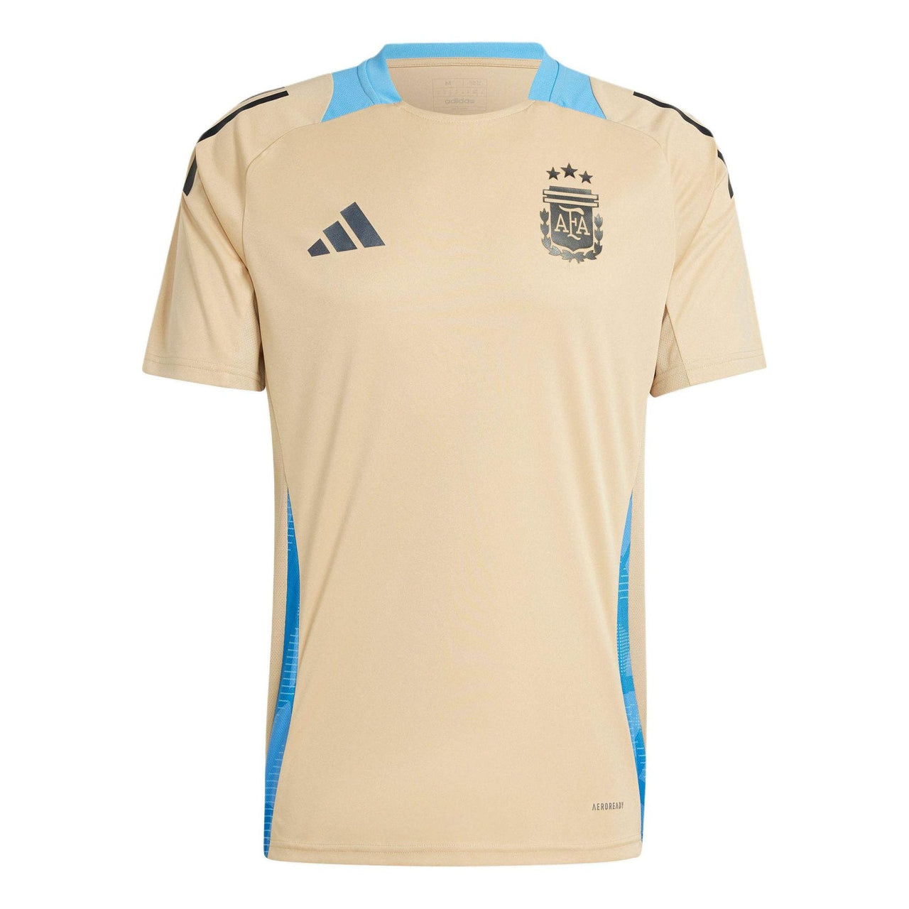 adidas Tiro 24 Competition Argentina Training Soccer Jersey Asia Sizing 'Beige Blue' IQ0816
