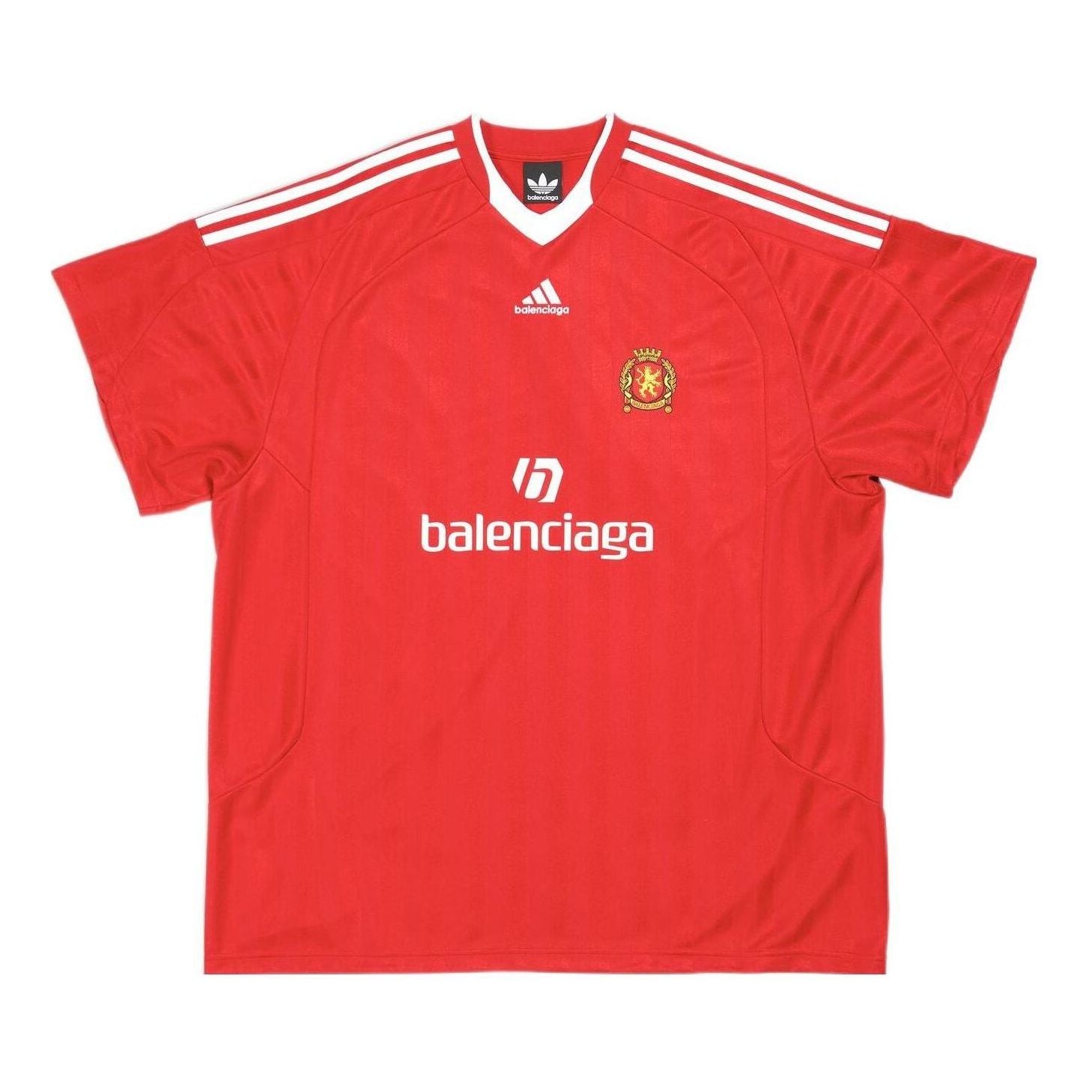Balenciaga x adidas Soccer T-Shirt Oversized 'Red' 723663TNV136400
