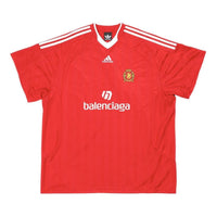 Balenciaga x adidas Soccer T-Shirt Oversized 'Red' 723663TNV136400