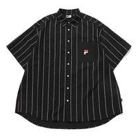 FILA FUSION Stripes Shirt 'Black' T11M931402F-BK