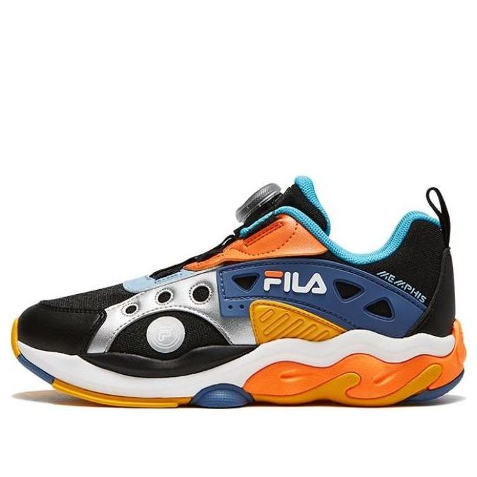 (GS) FILA Sportswear Sneakers 'Black Blue Orange' K15B331103FBI
