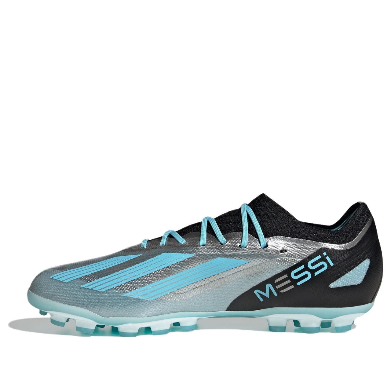 adidas X Crazyfast Messi.1 2G 3G AG 'Silver Blue Core Black' IF0154