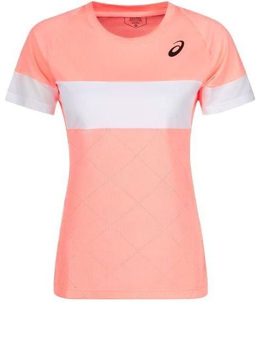 (WMNS) ASICS Game Short Sleeved Top 'Sun Coral' 2042A301-702