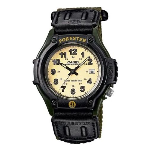 Casio Forester Analog Watch 'Black White Yellow' FT500WC-3BV