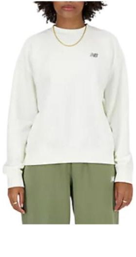 (WMNS) New Balance Sport Essentials French Terry Crew Sweatshirt 'Sea salt' WT41508-SST