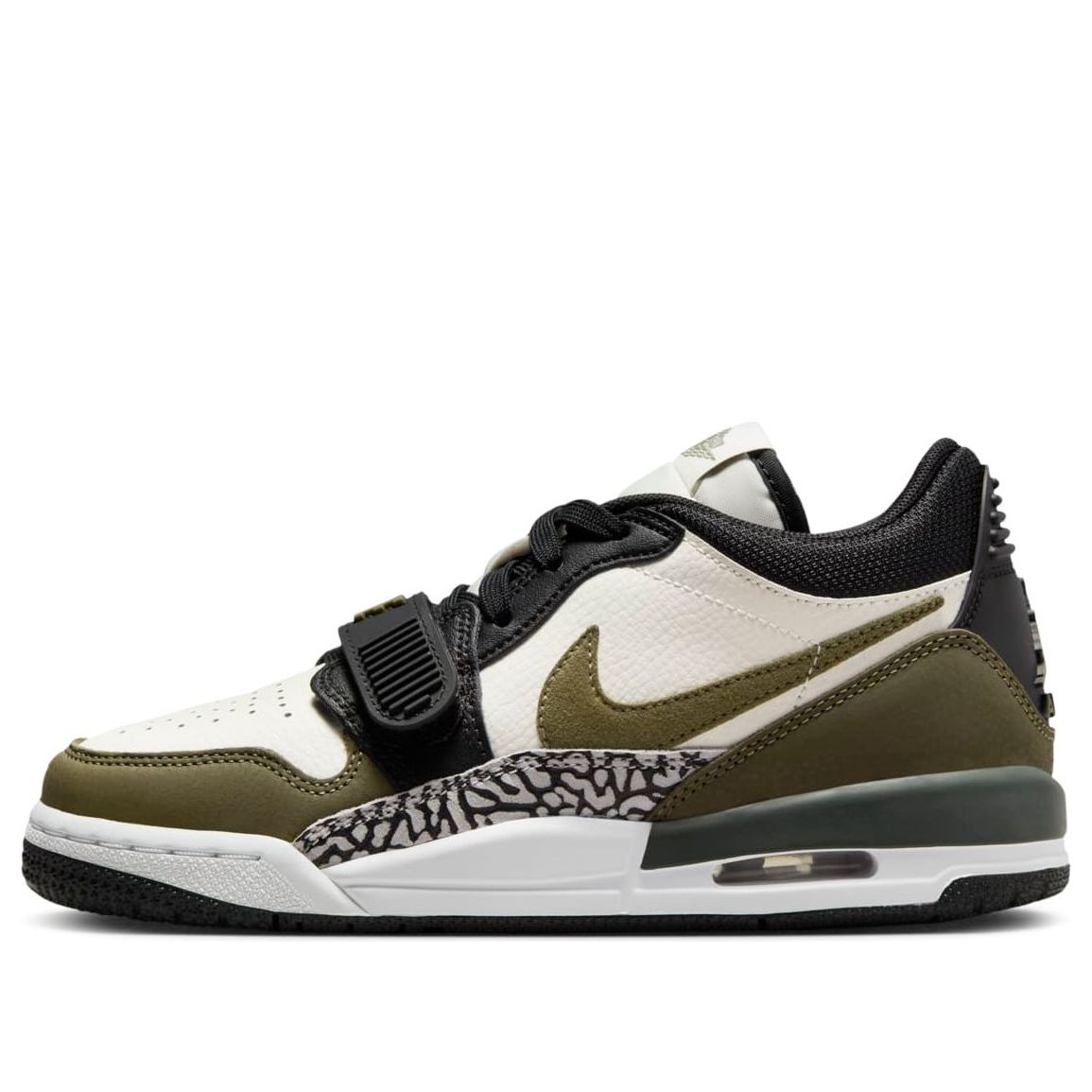 (GS) Air Jordan Legacy 312 Low 'Black Medium Olive' CD9054-120