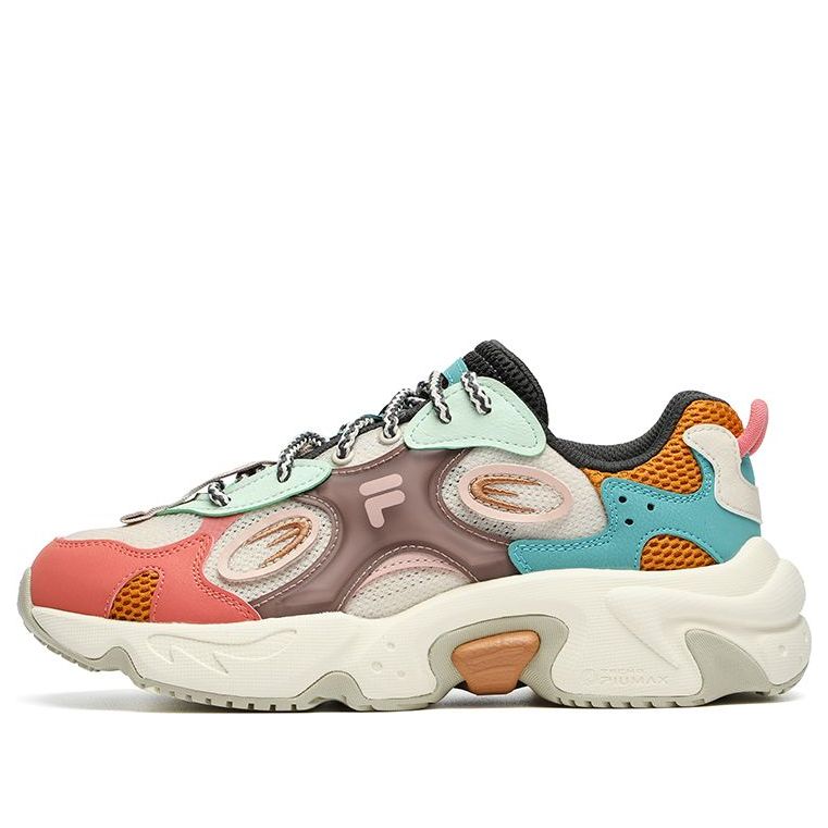 (WMNS) FILA FUSION Raccoon Sneakers 'Orange Aqua' T12W231121FBL