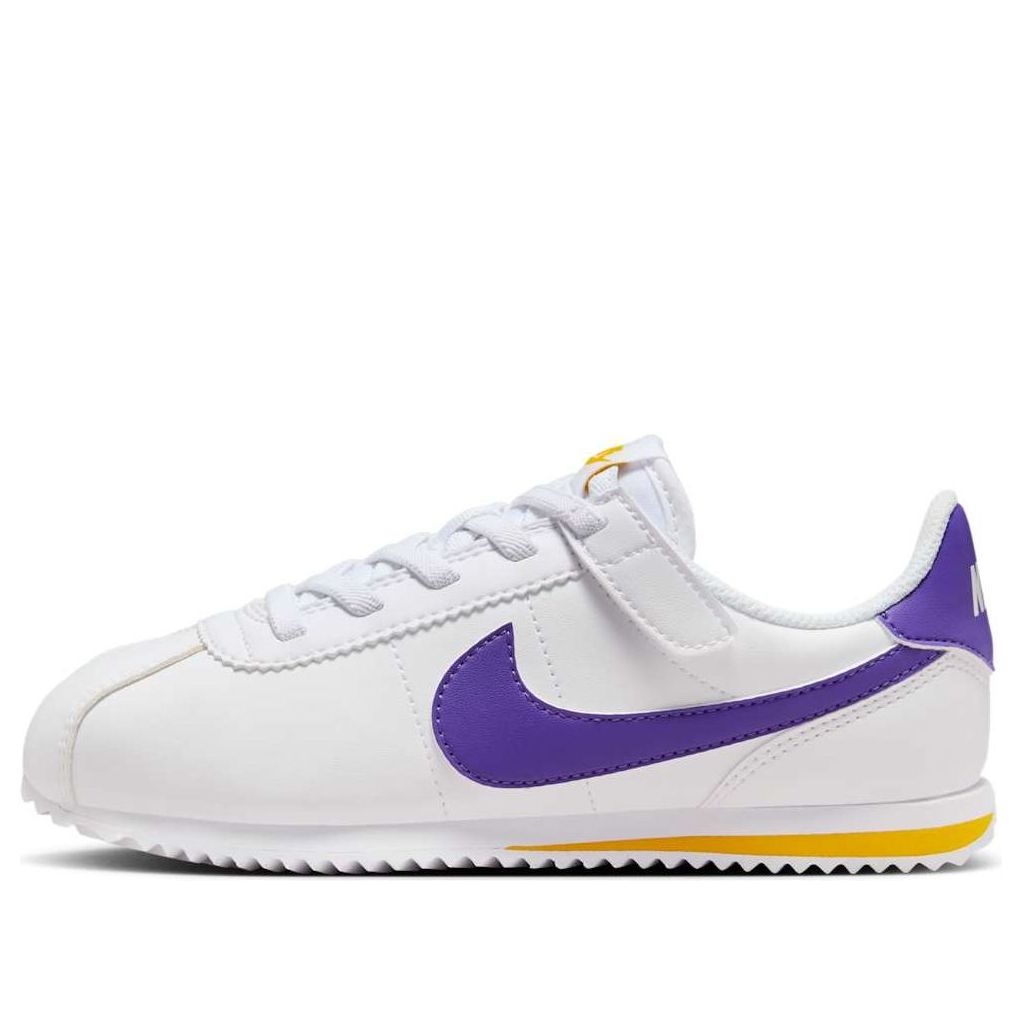 (PS) Nike Cortez EasyOn 'White Varsity Maize Varsity Purple' DM0951-105