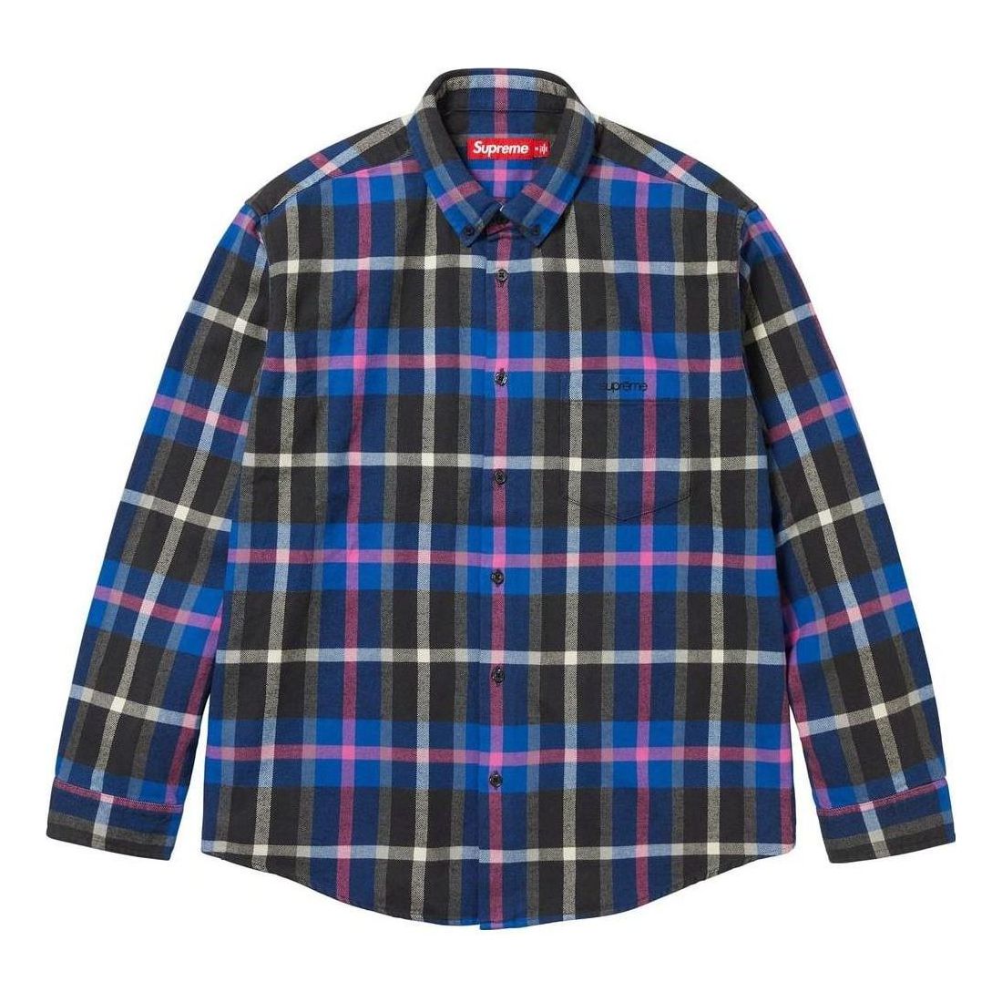 Supreme FW23 Week4 Plaid Flabbel Shirt 'Blue' SUP-FW23-082