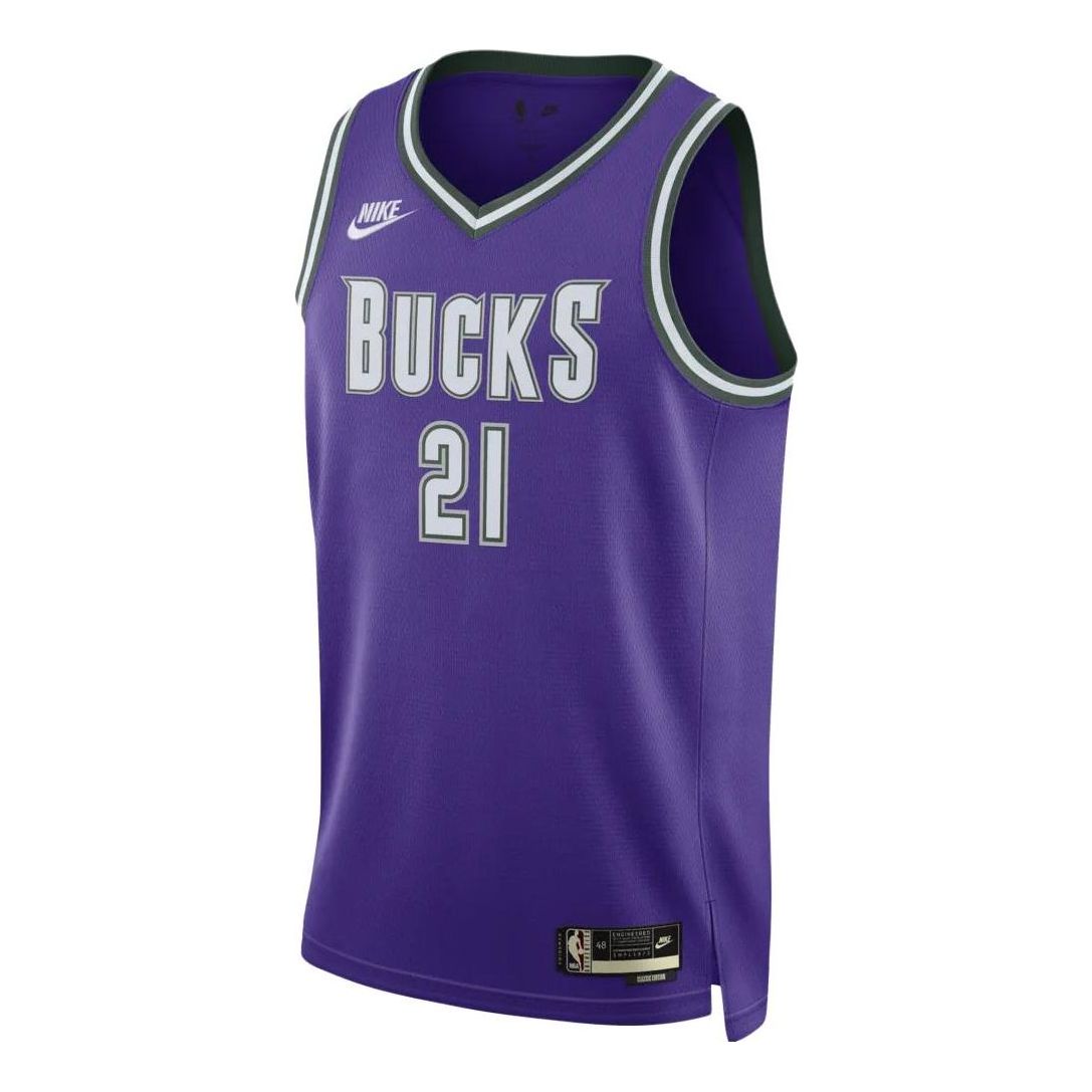 Nike x NBA Milwaukee Bucks Classic Edition Swingman Jersey 'Jrue Holiday 21' DO9450-505