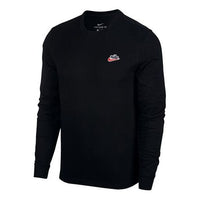 Nike Sportswear Heritage Casual Round-neckLong-sleeveTee Men Black CJ8439-010