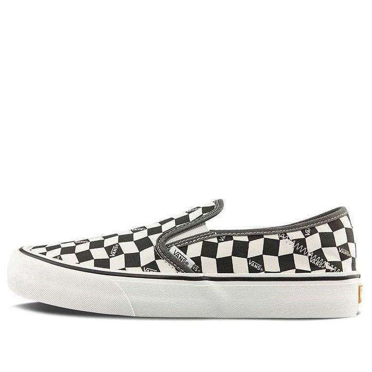 Vans Slip-On Vr3 Sf Low Tops Casual Skateboarding Shoes Unisex Black White  VN0A4BX81KP