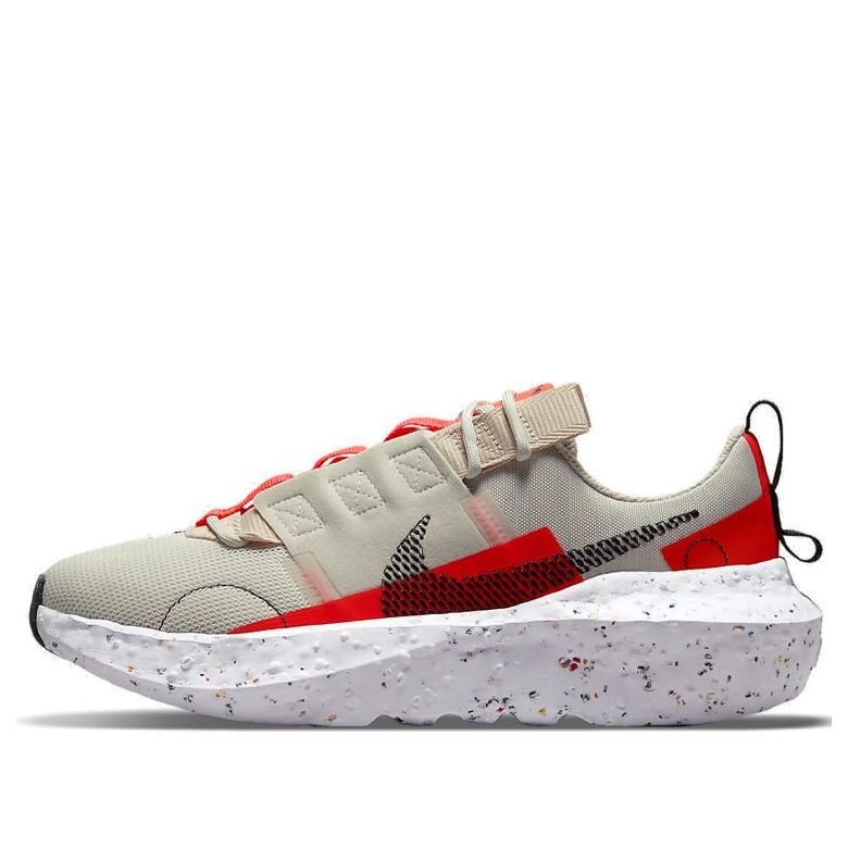 (WMNS) Nike Crater Impact 'Light Bone Bright Crimson' CW2386-003
