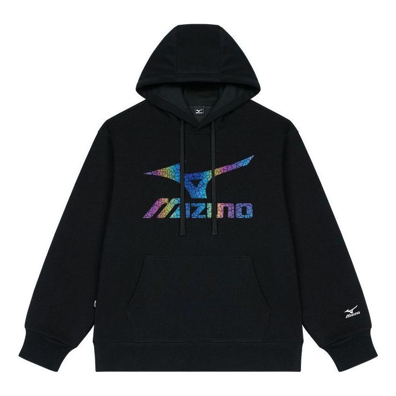 Mizuno Logo Graphic Hoodie 'Black' A2CA2A40