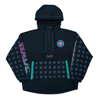 Li-Ning Way Of Wade Polka Dots Half Zip Jacket 'Black Multi' AFDQ901-1
