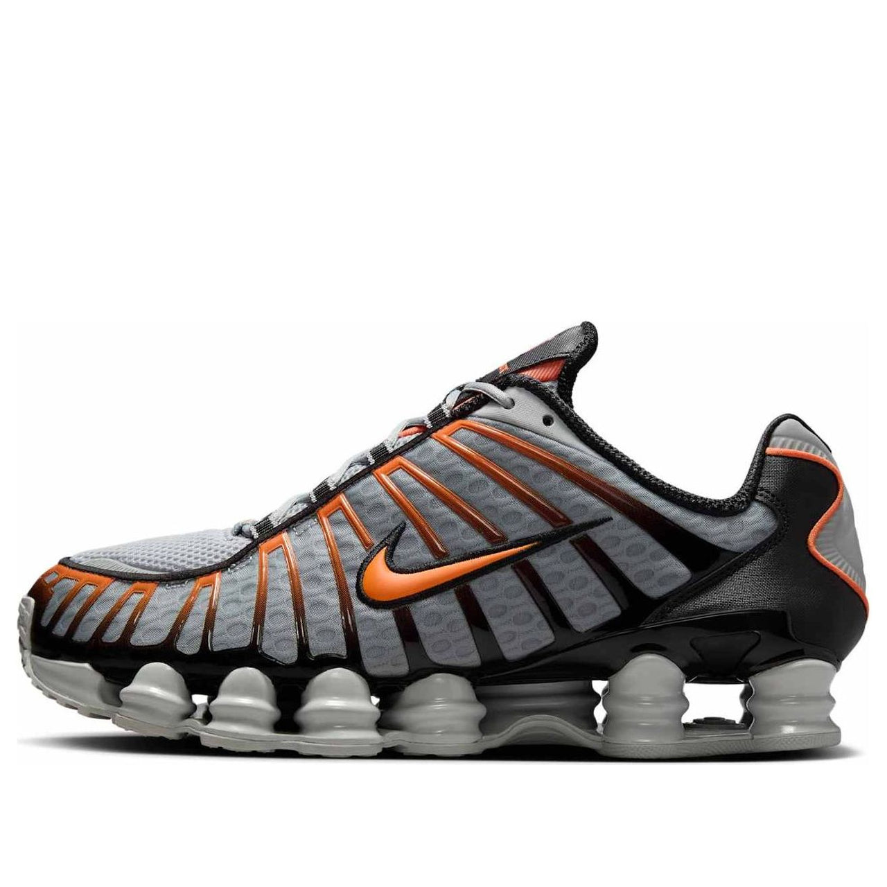 Nike Shox TL 'Light Smoke Grey Black Bright Mandarin' AV3595-011