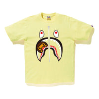 A Bathing Ape Milo Shark Face Tee 'Yellow' BAPE-SS18-049
