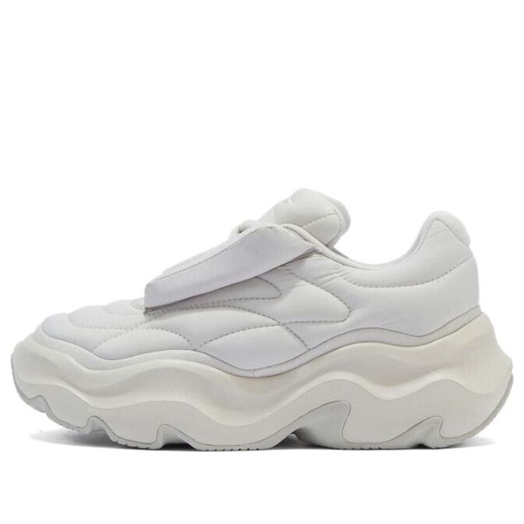 (WMNS) Li-Ning Puff Runner 'White Grey' AZGT072-2