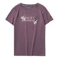 (WMNS) Li-Ning x Disney Crossover Printing Round Neck Tee 'Purple' AHSR212-4
