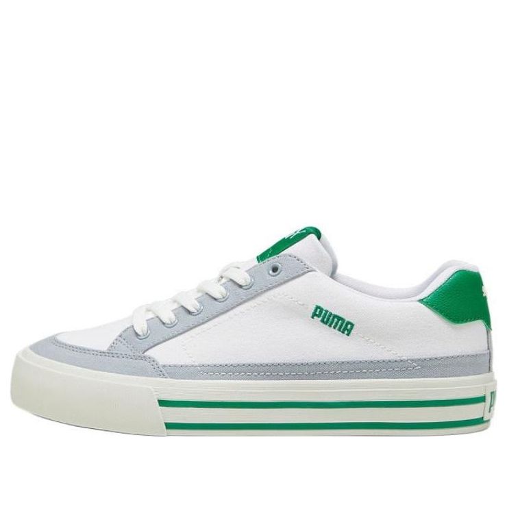 PUMA Court Classic Vulc Sneakers 'White Green' 395020-06
