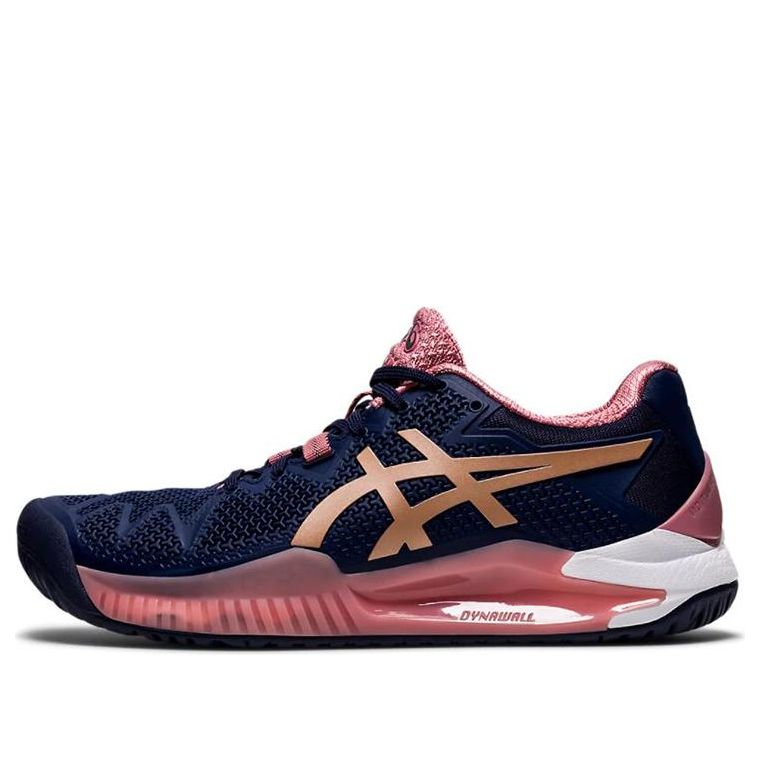 (WMNS)ASICS GEL-Resolution 8 'Peacoat Rose Gold' 1042A072-404