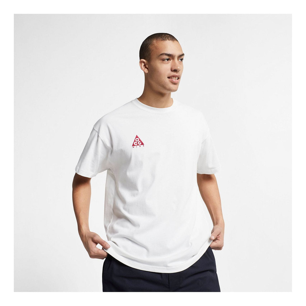NikeLab ACG T-Shirt 'Summit White Rush Pink' BQ7343-121