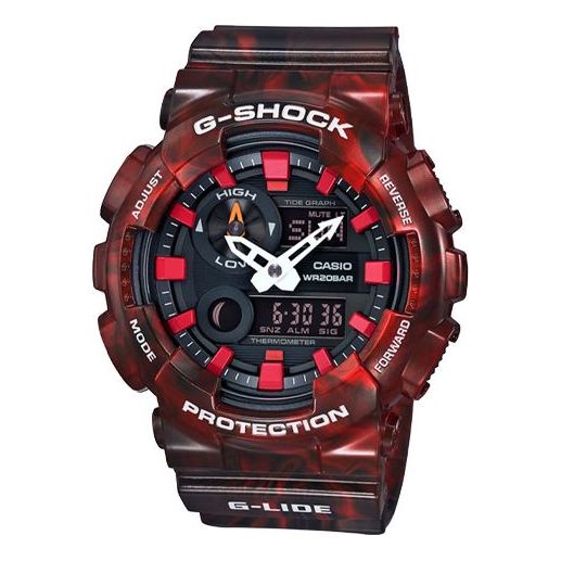 CASIO G-Shock Analog-Digital 'Red' GAX-100MB-4A
