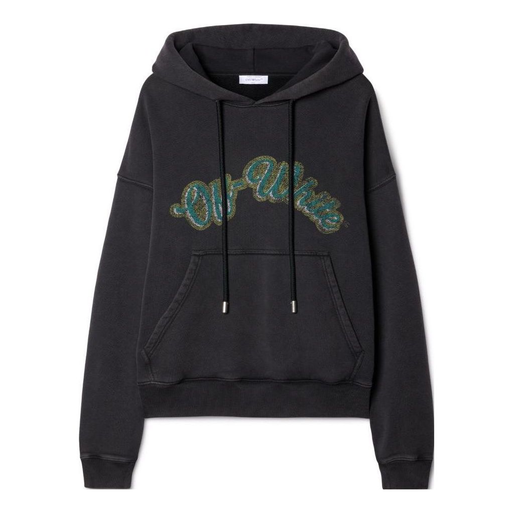 Off-White Bacchus Skate Hoodie 'Black' OMBB085S24FLE0201055