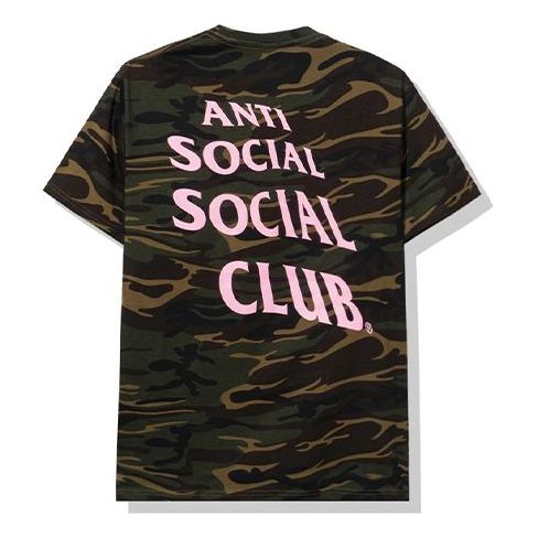 ANTI SOCIAL SOCIAL CLUB Camouflage Short Sleeve Unisex Green ASSC-535