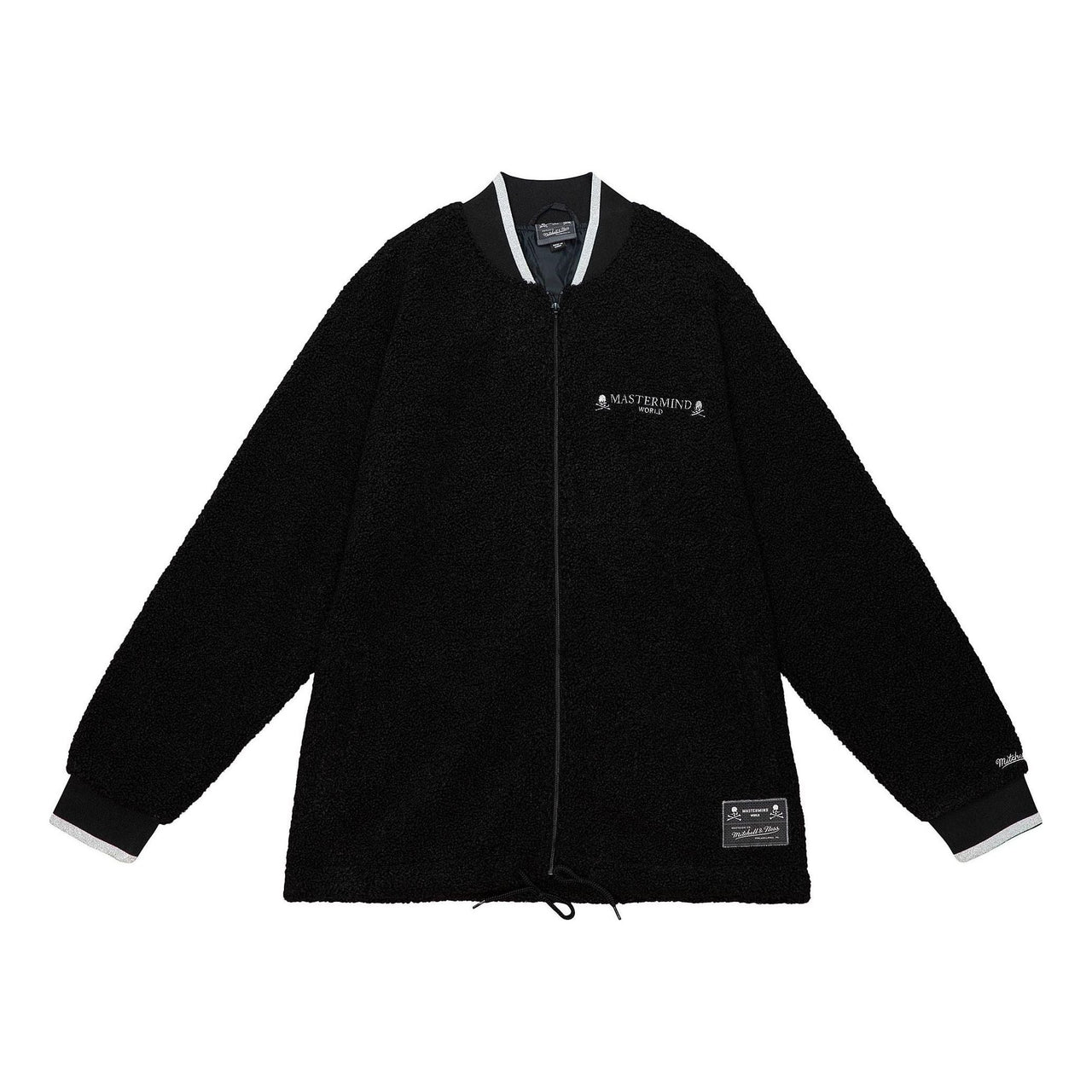 Mitchell & Ness x Mastermind Sherpa Jacket 'Black' OJBF5238-CLBYYPPPBLCK