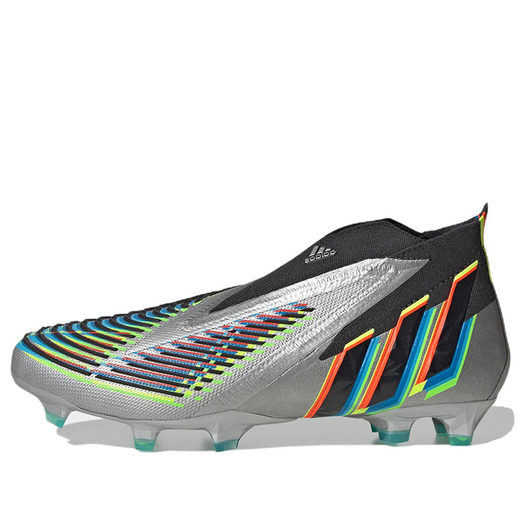 adidas Predator Edge+ FG 'Silver Metallic Black' HR1560