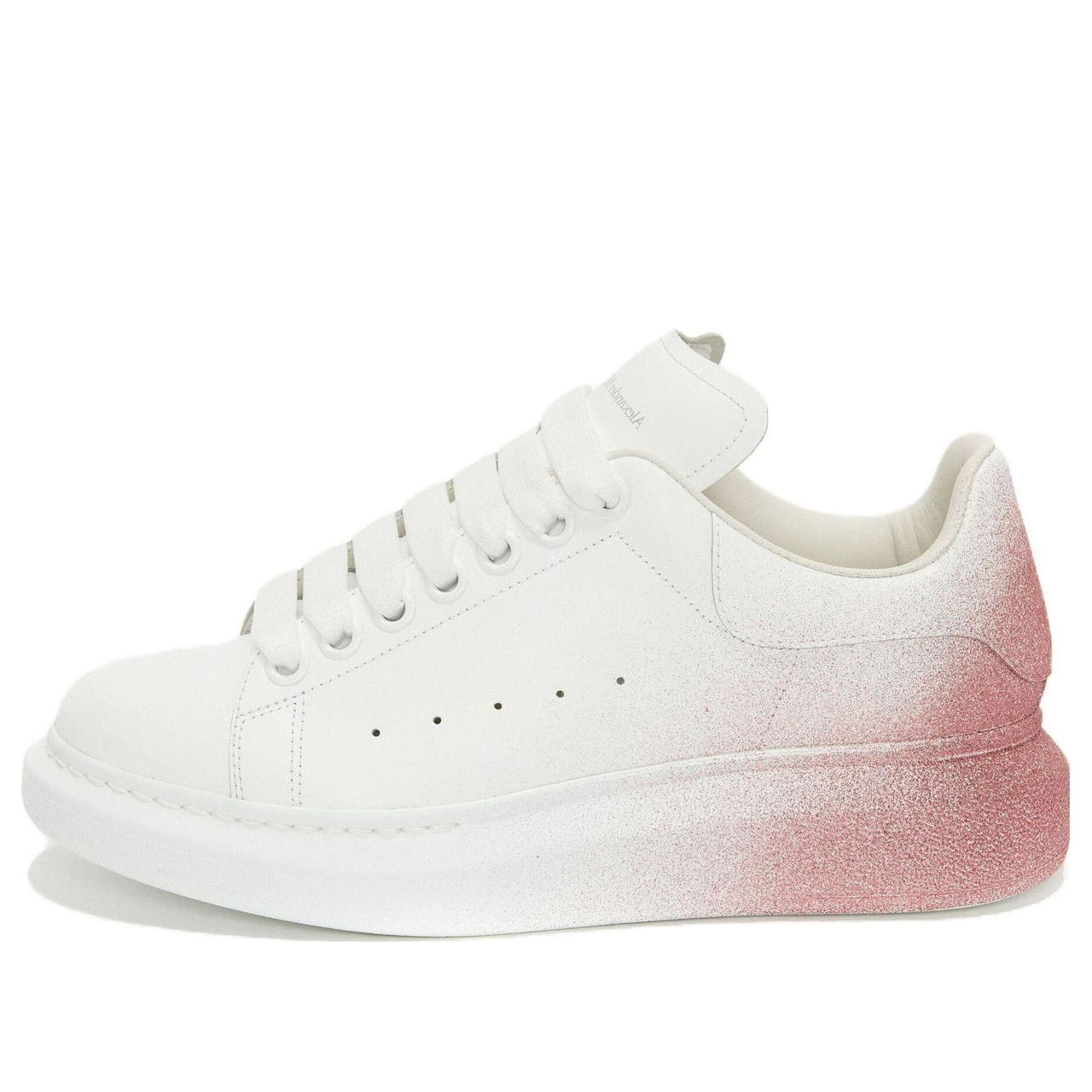 (WMNS) Alexander McQueen Oversized Sneakers 'White Pink' 685672WIB9M9287