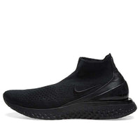 (WMNS) Nike Rise React Flyknit 'Black' AV5553-003