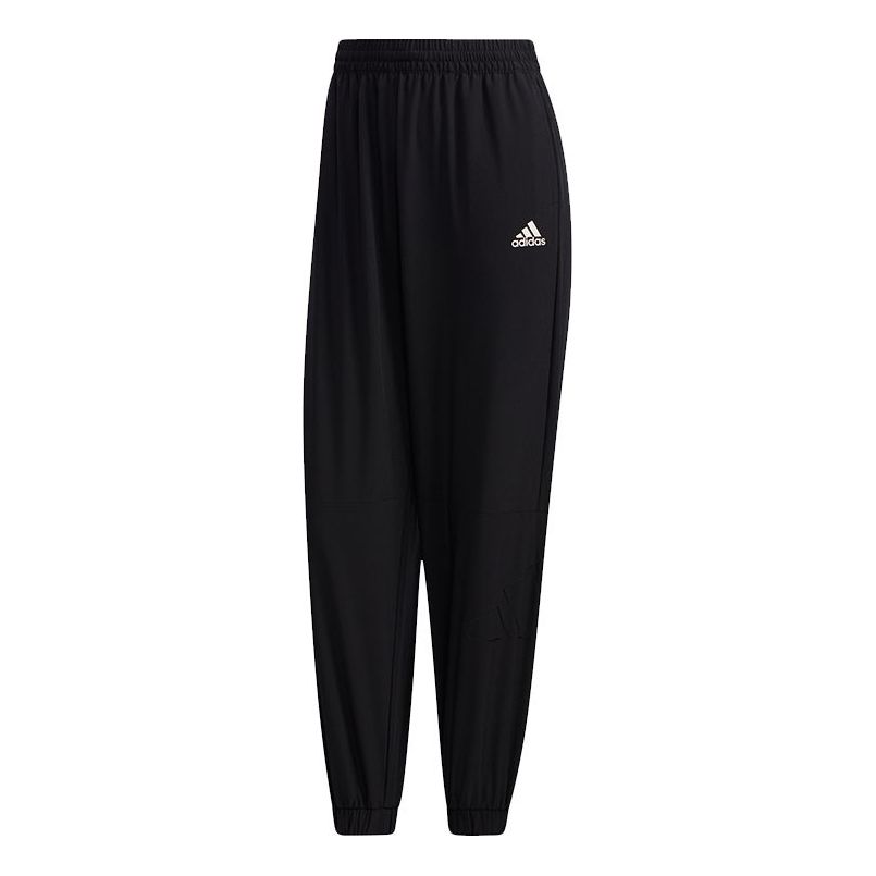 (WMNS) adidas Woven Pants 'Black' GL5615